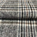 Tissu à carreaux en tweed pour manteau d'hiver